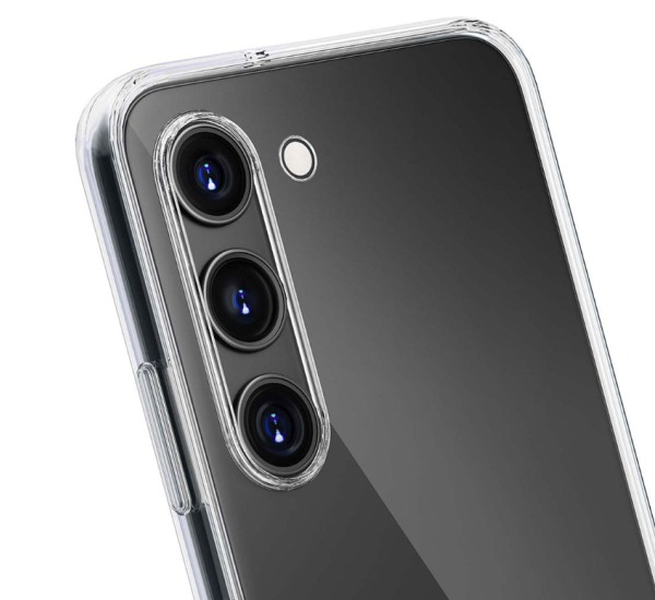 Silikonové pouzdro 3mk Clear Case pro Samsung Galaxy S23, čirá