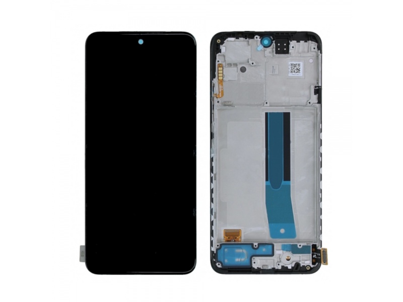 LCD + dotyk + rámeček pro Xiaomi Redmi Note 11 NFC / Redmi Note 11 4G (2022), red (Service Pack)