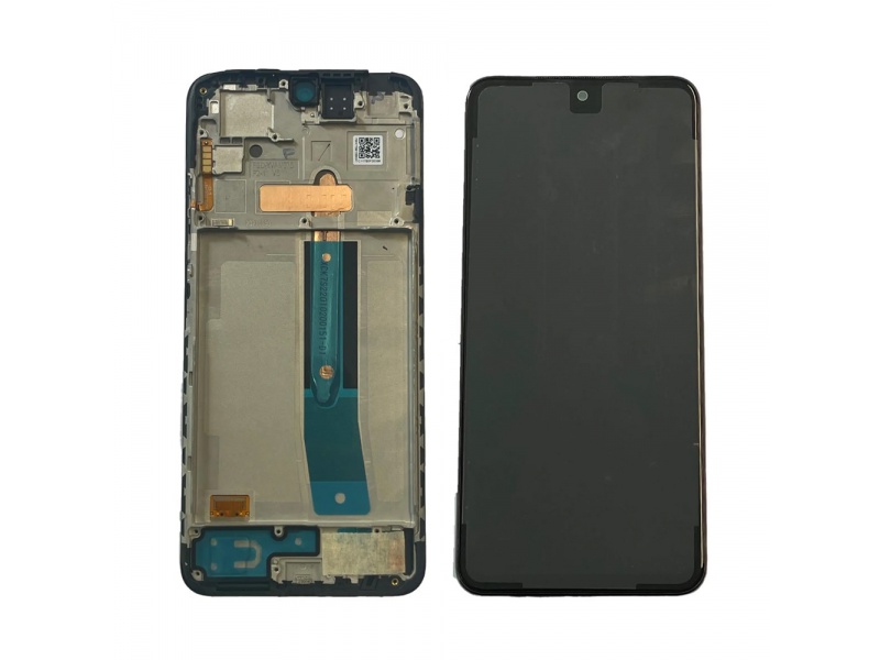 LCD + dotyk + rámeček pro Xiaomi Redmi Note 11S NFC / Note 11S (4G) (2022), black (Service Pack) + DOPRAVA ZDARMA