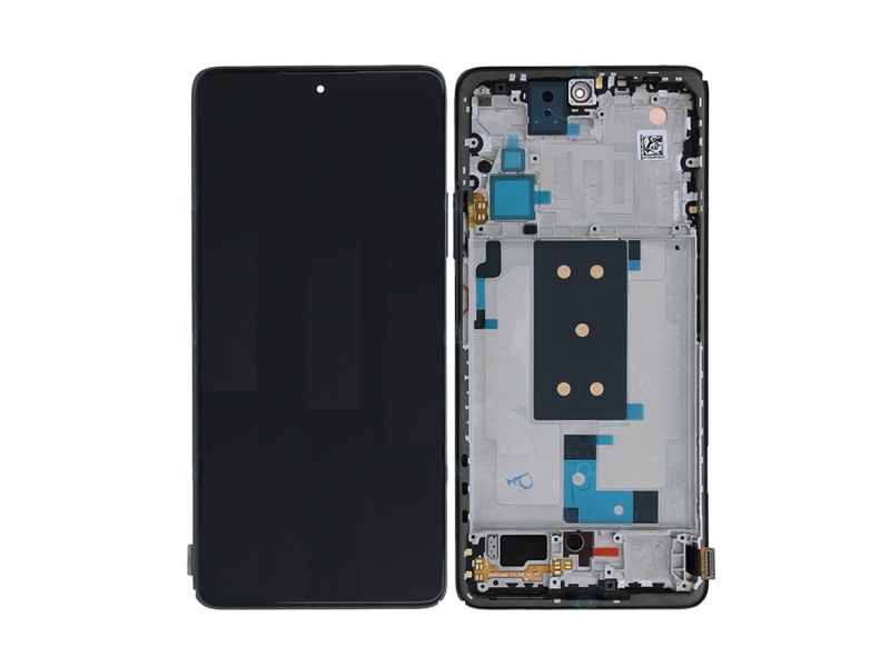 LCD + dotyk + rámeček pro Xiaomi Mi 11T Pro, black (Service Pack)