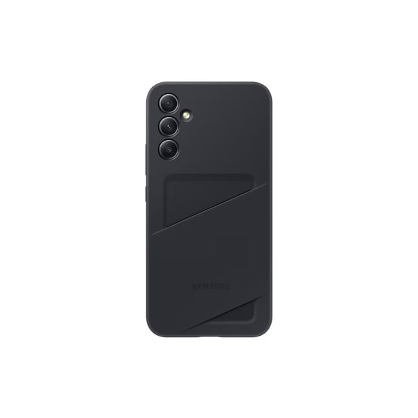 Zadní kryt s kapsou na kartu pro Samsung Galaxy A34, černá