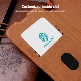 Flipové pouzdro Nillkin Qin Book PRO pro Samsung Galaxy A54 5G, hnědá