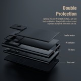 Flipové pouzdro Nillkin Qin Book PRO Cloth pro Samsung Galaxy S23 Ultra, modrá