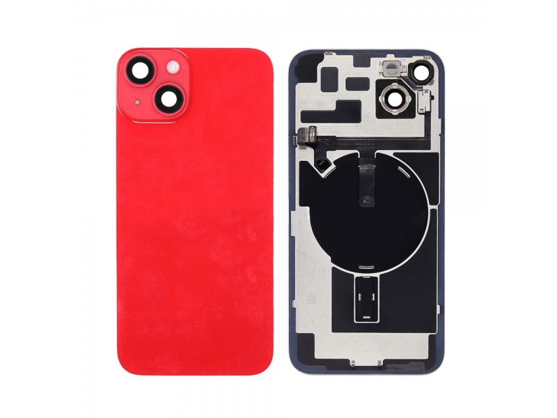 Zadní sklo s magnetem pro Apple iPhone 14 Plus, red