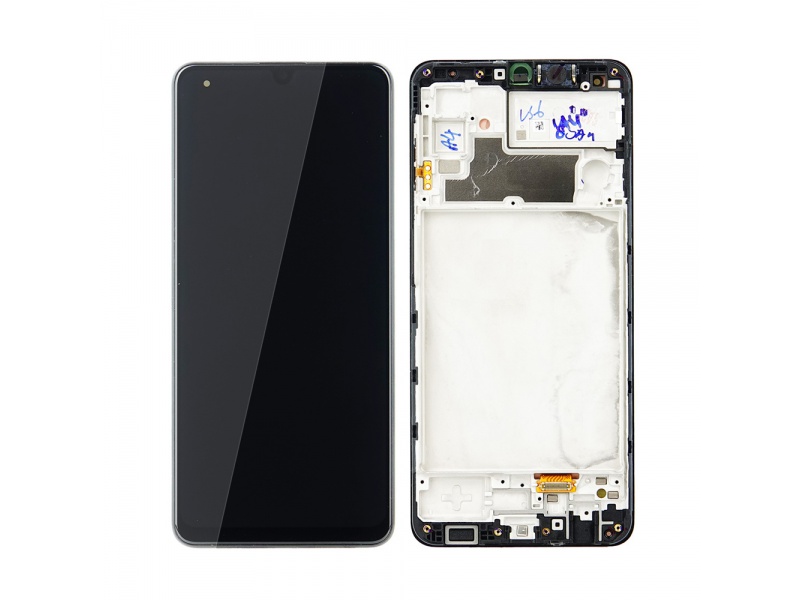 LCD + dotyk + rámeček pro Samsung Galaxy M32, black (Service Pack)