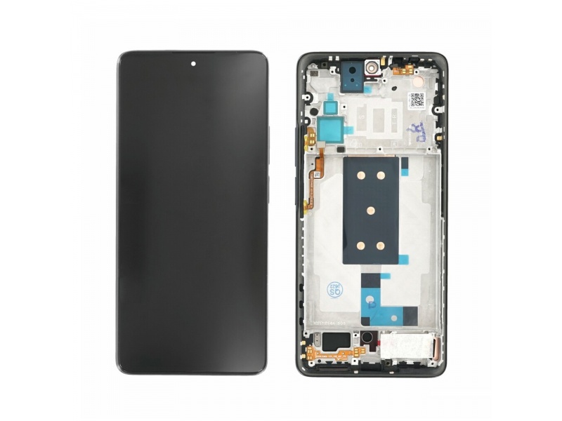 LCD + dotyk + rámeček pro Xiaomi Poco F4, black (Service Pack)