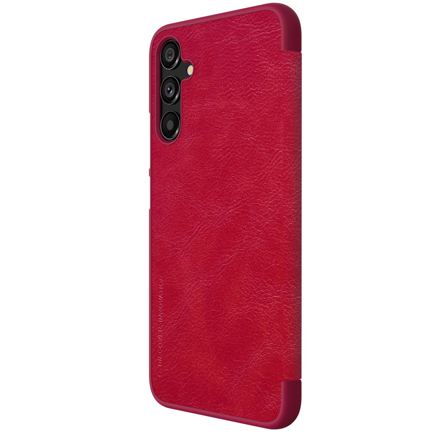 Flipové pouzdro Nillkin Qin Book pro Samsung Galaxy A34 5G, červená