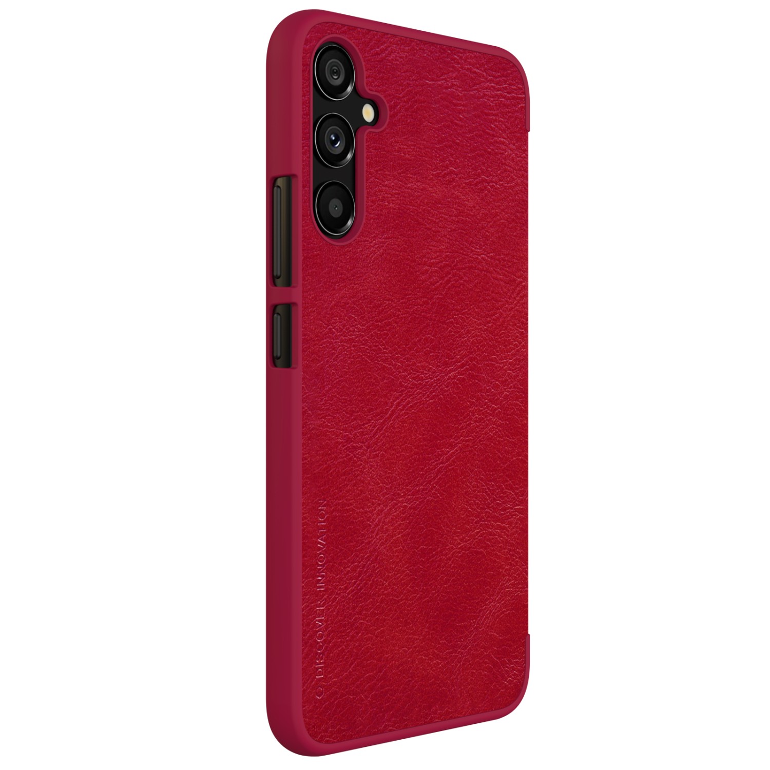 Flipové pouzdro Nillkin Qin Book pro Samsung Galaxy A34 5G, červená
