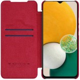 Flipové pouzdro Nillkin Qin Book pro Samsung Galaxy A14 5G, červená