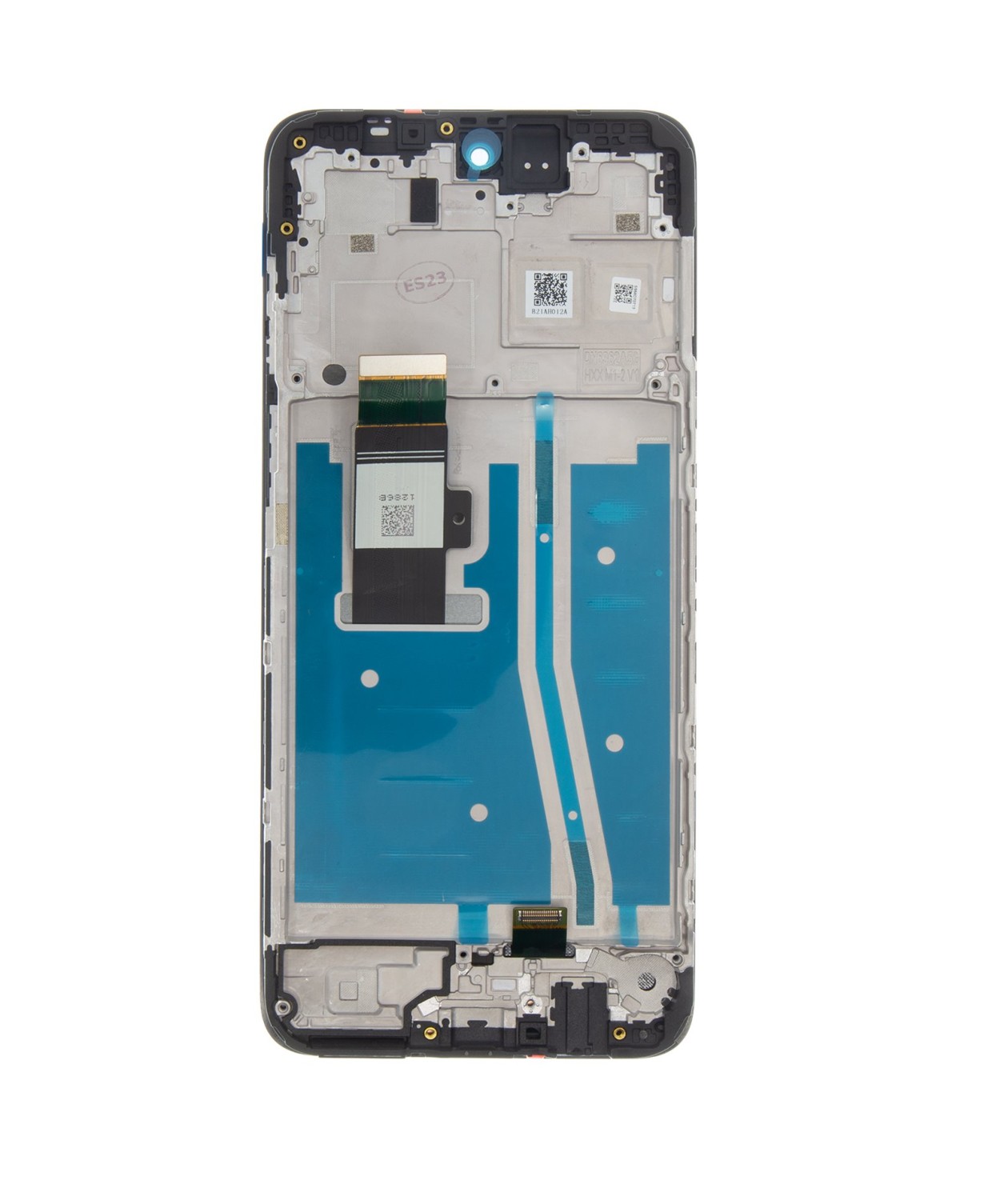 LCD + dotyk + přední kryt pro Motorola Moto G53, black (Service Pack)