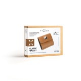 Kožená peněženka FIXED Classic Wallet for AirTag z pravé hovězí kůže, hnědá