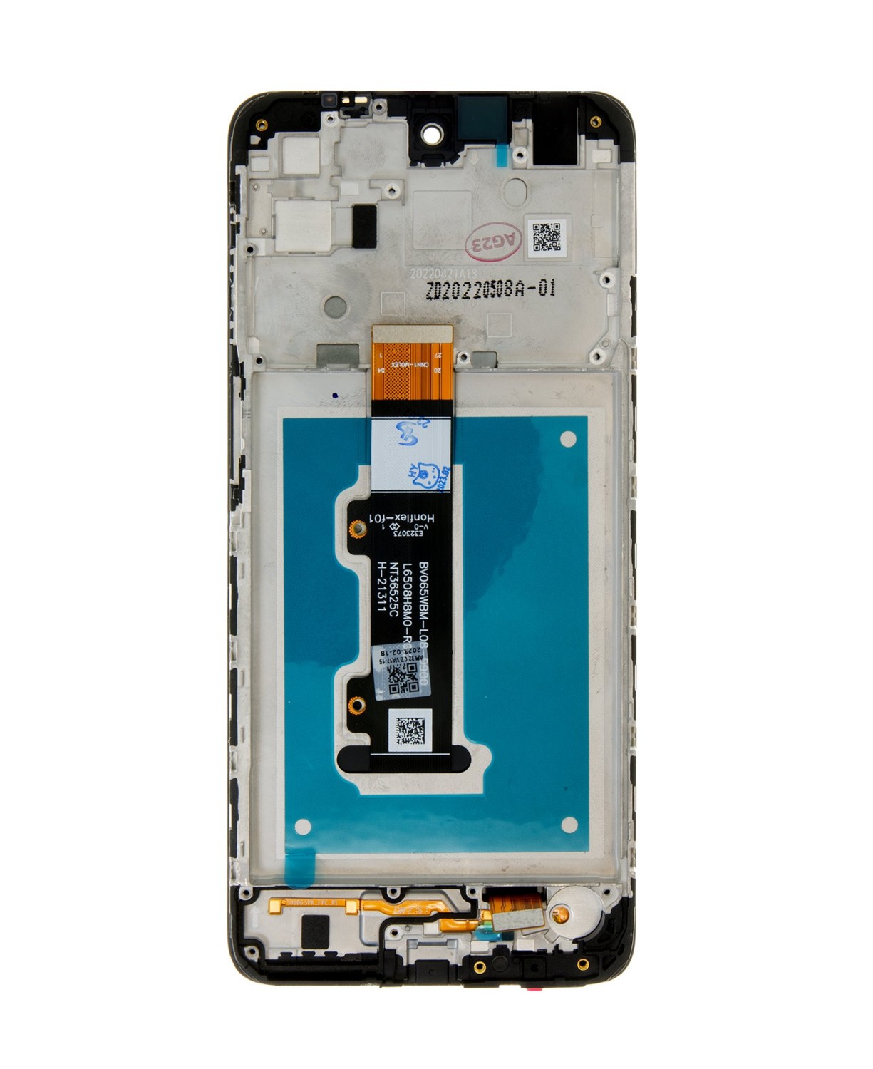 LCD + dotyk + přední kryt pro Motorola Moto E32, black