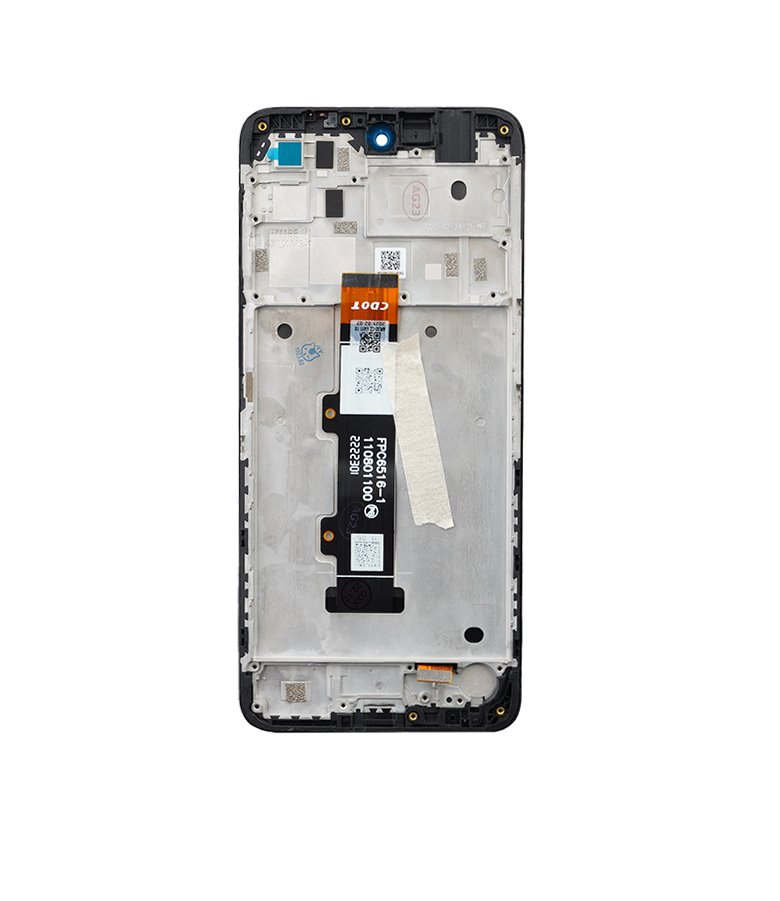 LCD + dotyk + přední kryt pro Motorola Moto E32s, black
