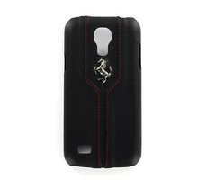 Zadní kožený kryt Ferrari pro Samsung Galaxy S3, černá