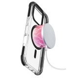 Ochranný kryt Cellularline Tetra Force Strong Guard Mag s podporou Magsafe pro Apple iPhone 14, transparentní