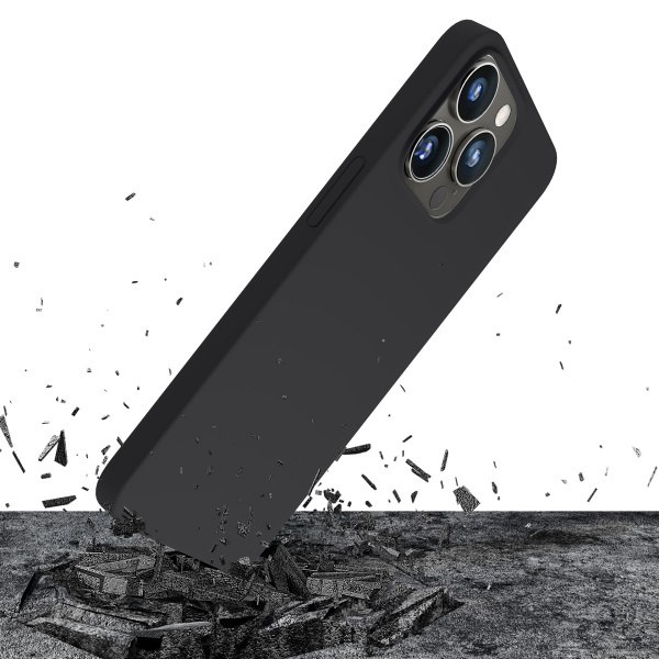Levně Ochranný kryt 3mk Hardy Silicone MagCase pro Apple iPhone 13 Pro, graphite grey black