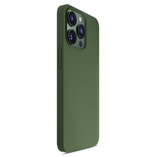 Kryt ochranný 3mk Hardy Silicone MagCase pro Apple iPhone 13 Pro, Alphine Green