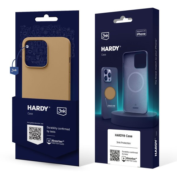 Kryt ochranný 3mk Hardy Silicone MagCase pro Apple iPhone 13 Pro Max, Gold