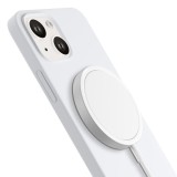 Kryt ochranný 3mk Hardy Silicone MagCase pro Apple iPhone 14, White