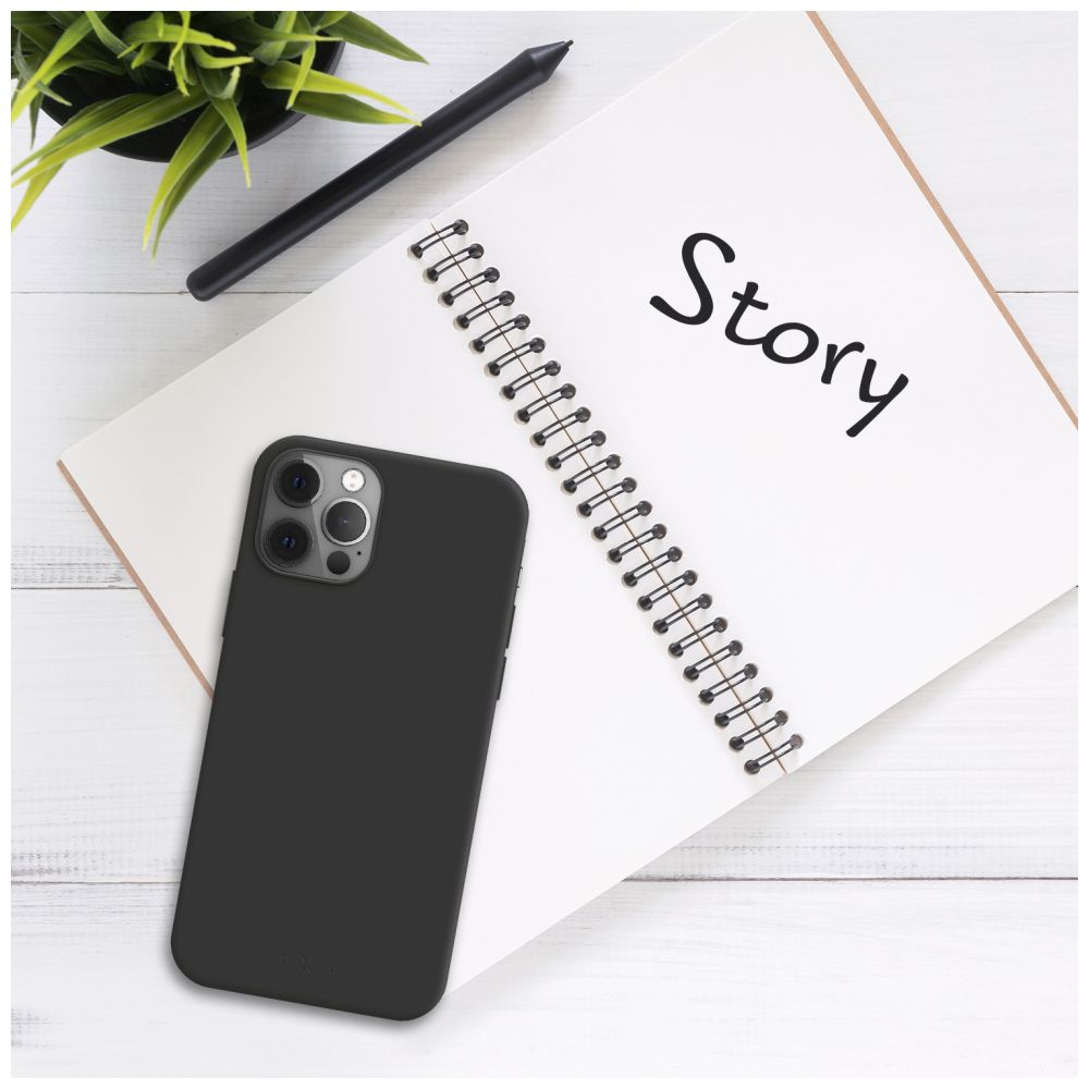 Zadní pogumovaný kryt FIXED Story pro Xiaomi Redmi A2, černý