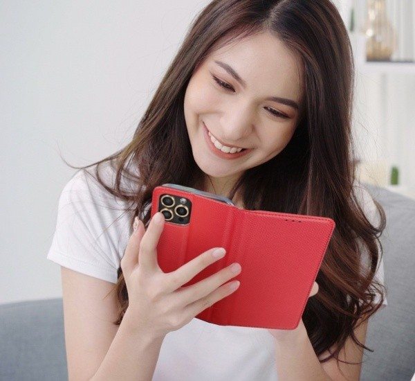 Pouzdro kniha Smart pro Samsung Galaxy A54 5G (SM-A546) červená