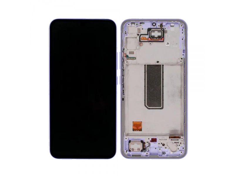 LCD + dotyk + rámeček pro Samsung Galaxy A34 5G, purple (Service pack) + DOPRAVA ZDARMA