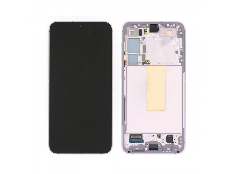 LCD + dotyk + rámeček pro Samsung Galaxy S23+, pink (Service pack)
