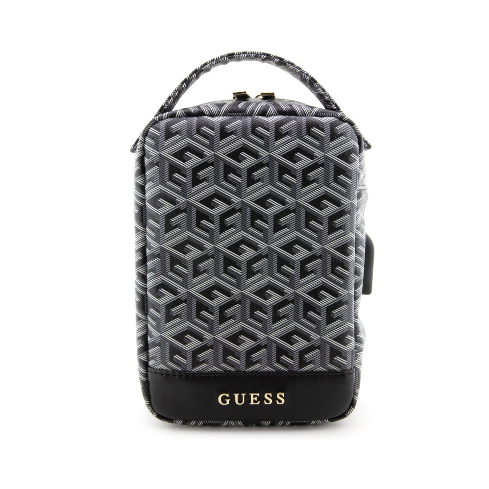 Taška Guess PU G Cube Travel Universal Bag, černá