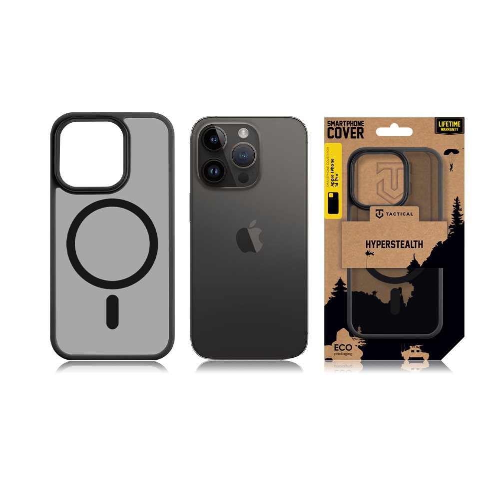 Tactical MagForce Hyperstealth Kryt pro iPhone 14 Pro Asphalt