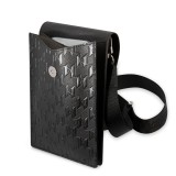 Karl Lagerfeld Saffiano Monogram Wallet Phone Bag Black