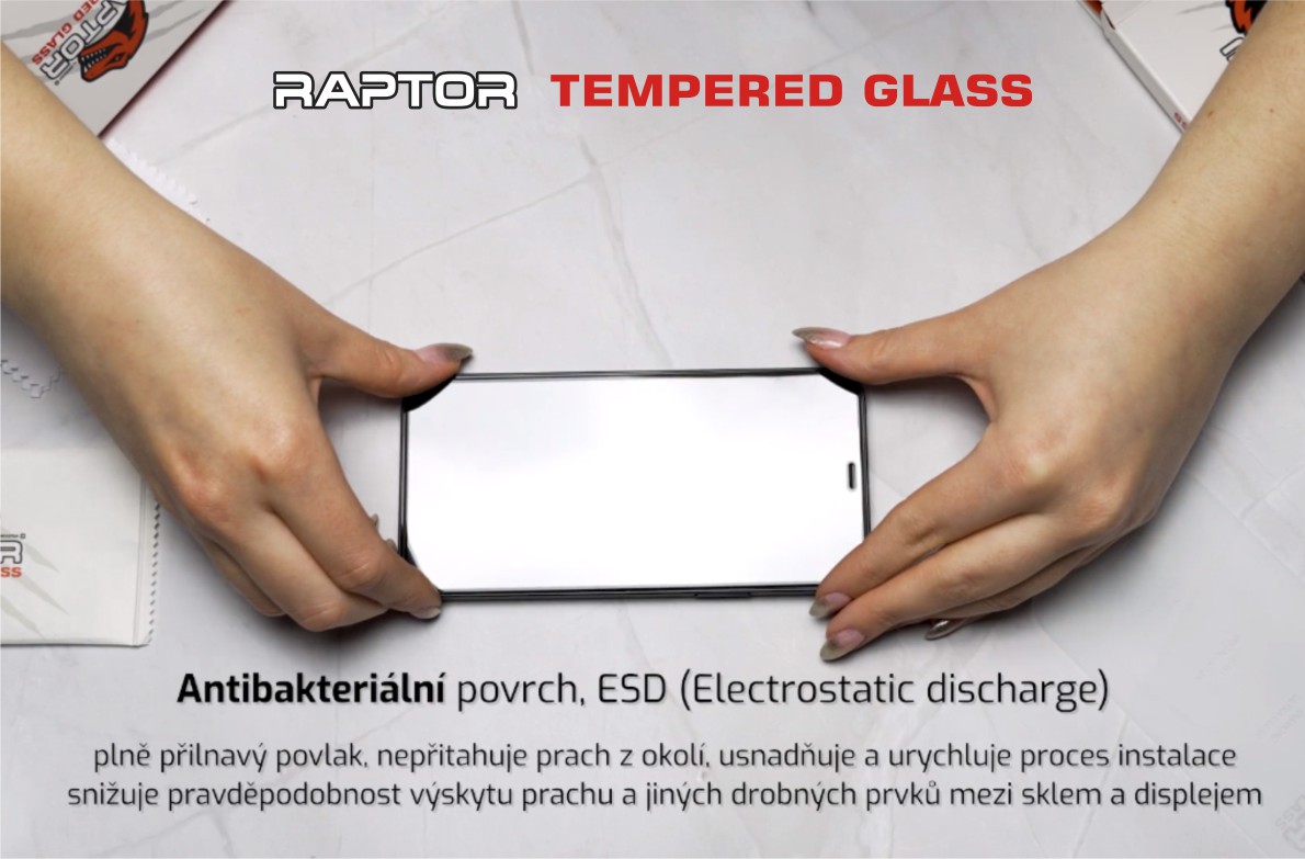 Tvrzené sklo Swissten Raptor Diaomond Ultra Clear 3D pro Motorola Moto G31, černá
