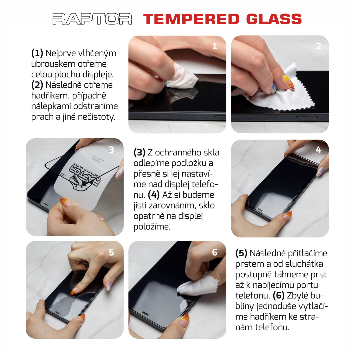 Tvrzené sklo Swissten Raptor Diaomond Ultra Clear 3D pro Realme8/8 Pro, černá