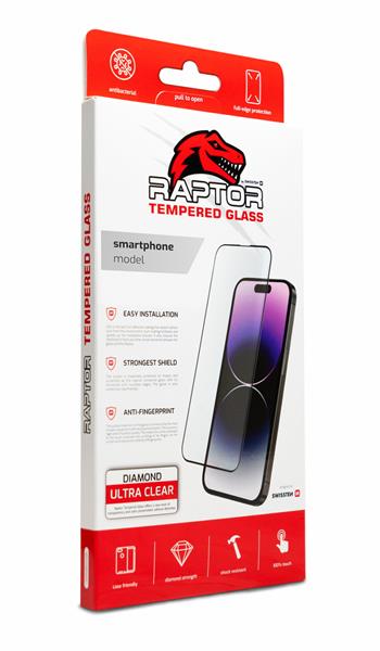 Tvrzené sklo Swissten Raptor Diaomond Ultra Clear 3D pro Huaeei Nova Y90, černá