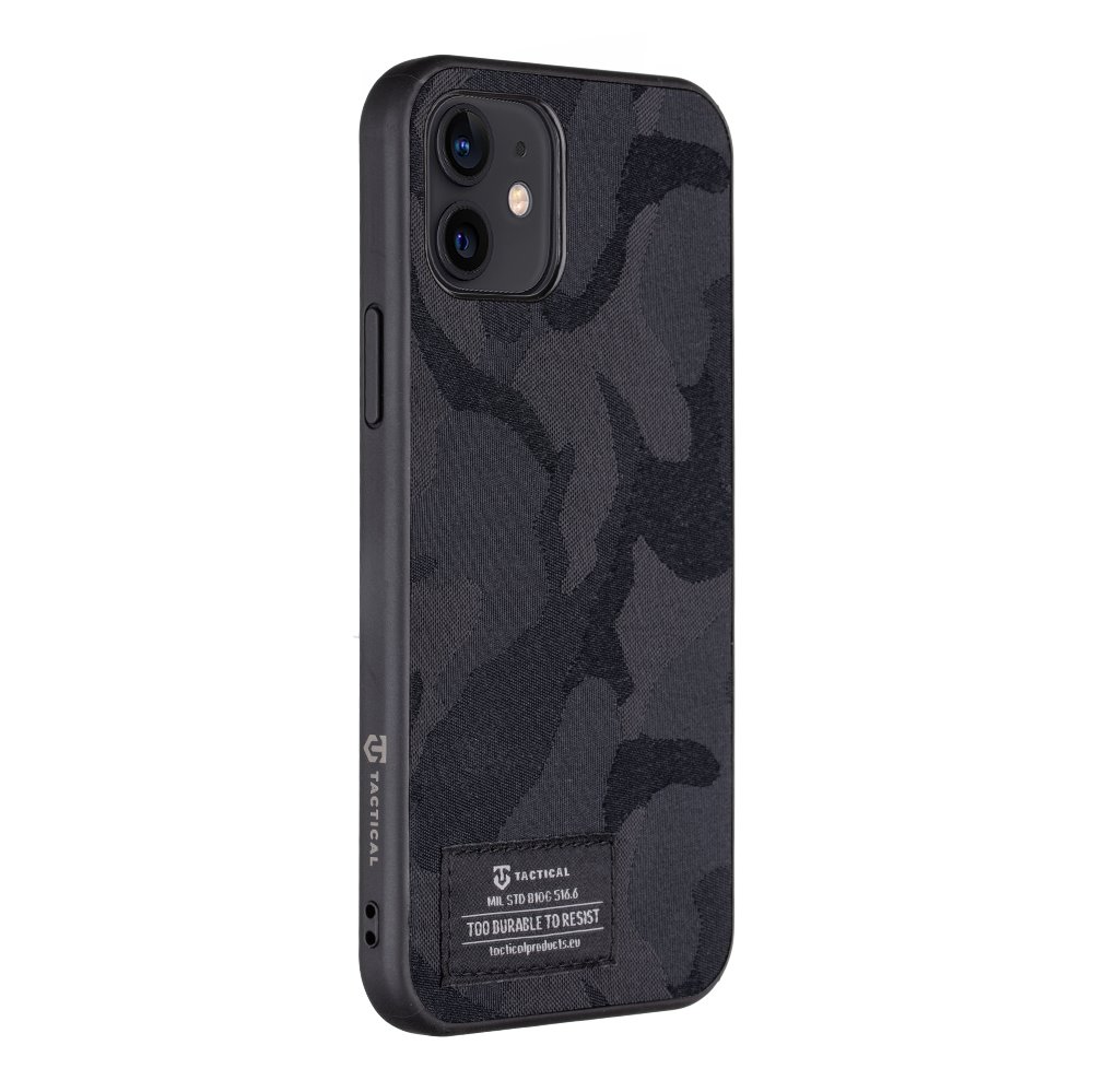 Levně Zadní kryt Tactical Camo Troop pro Apple iPhone 12/12 Pro, černá