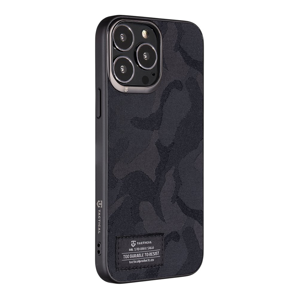 Levně Zadní kryt Tactical Camo Troop pro Apple iPhone 13 Pro Max, černá