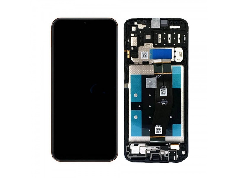 Levně LCD + dotyk + rámeček pro Samsung Galaxy A14 4G, black (Service pack)