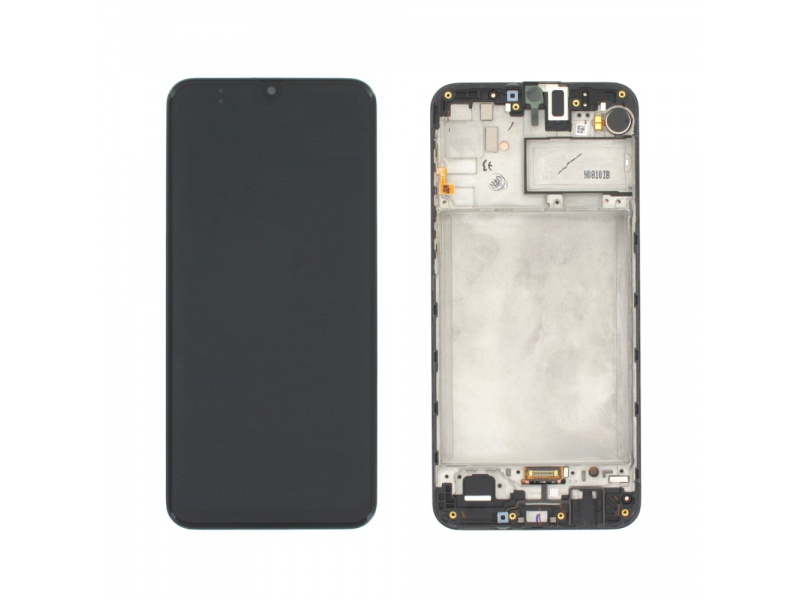 LCD + dotyk + rámeček pro Samsung Galaxy M30s / M21, black (Service Pack)