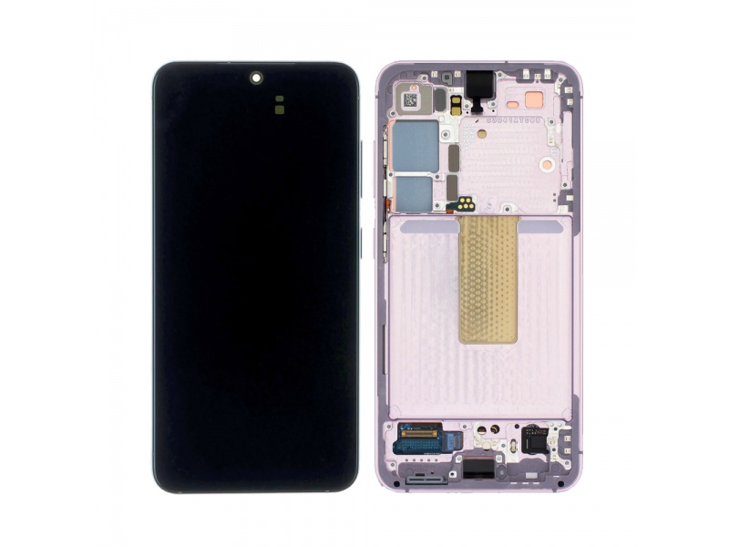 LCD + dotyk + rámeček pro Samsung Galaxy S23 5G, pink (Service Pack)