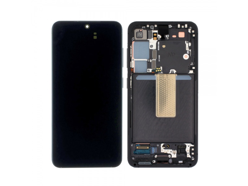 LCD + dotyk + rámeček pro Samsung Galaxy S23 5G, černá (Service Pack)