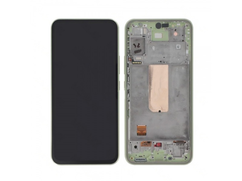 LCD + dotyk + rámeček pro Samsung Galaxy A54 5G, zelená (Service Pack)