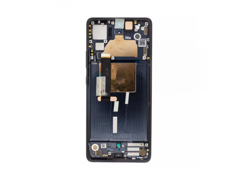LCD + dotyk + rámeček pro Motorola Edge 30 Pro, blue/black (Service Pack)