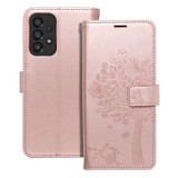 Flipové pouzdro MEZZO pro Samsung Galaxy A34 5G, tree rose gold