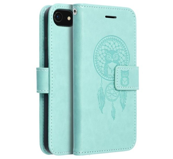 Flipové pouzdro MEZZO pro Apple iPhone 7/8/SE (2020/2022), dreamcatcher green