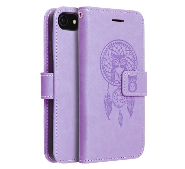 Flipové pouzdro MEZZO pro Apple iPhone 7/8/SE (2020/2022), dreamcatcher purple