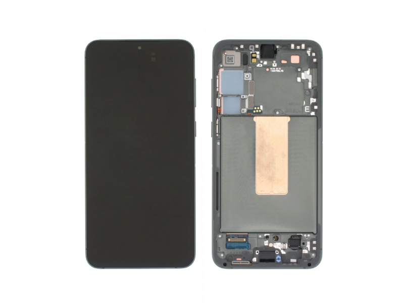Levně LCD + dotyk + rámeček pro Samsung Galaxy S23+, green (Service Pack)
