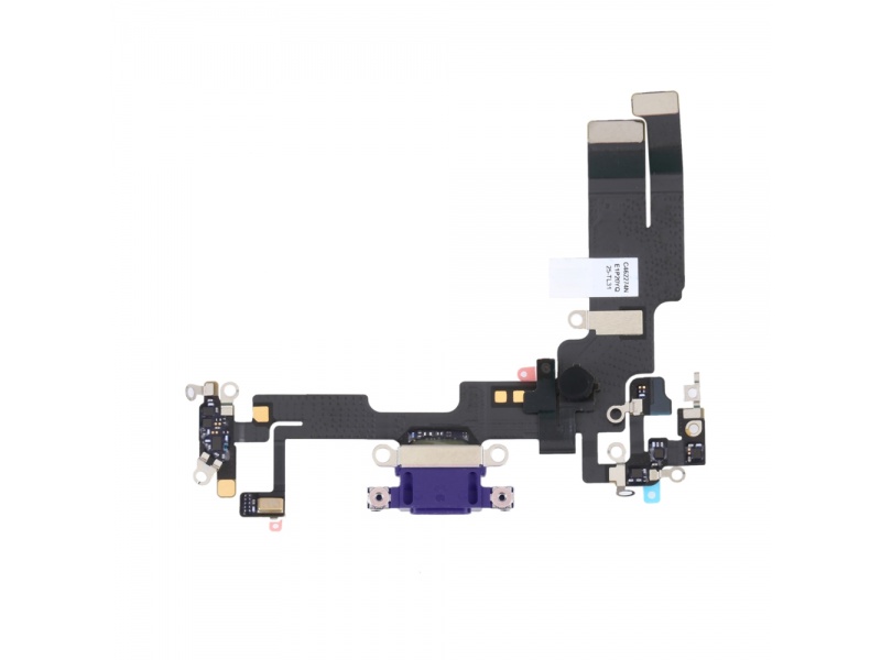 Nabíjecí deska a flex pro Apple iPhone 14 Purple (Genuine)