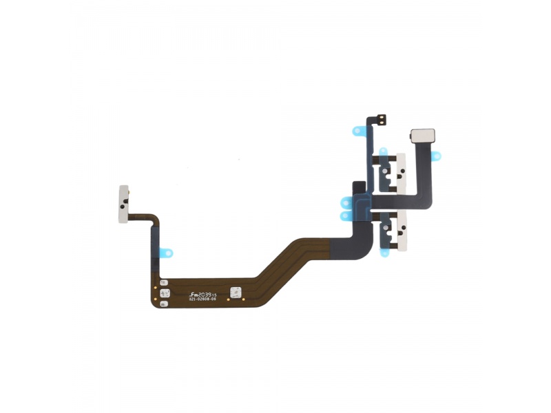 Flex kabel tlačítka zapínání + tlačítka hlasitosti + kovová destička pro Apple iPhone 12 Mini