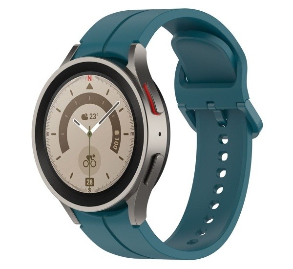Řemínek pro hodinky Samsung Galaxy Watch 4 / Watch 5 silikonový, zelená