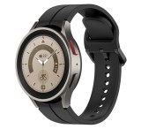 Řemínek pro hodinky Samsung Galaxy Watch 4 / Watch 5 silikonový, černá