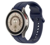 Řemínek pro hodinky Samsung Galaxy Watch 4 / Watch 5 silikonový, tmavě modrá 